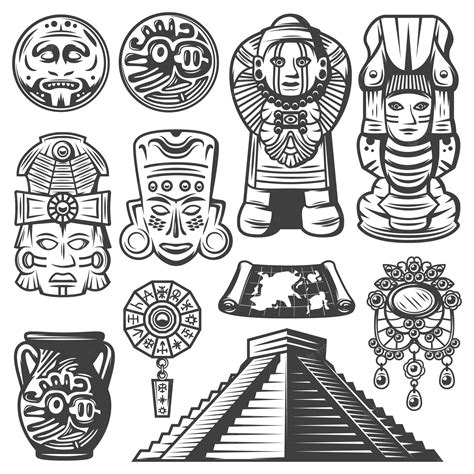 Total 108 Imagen Dibujos Aztecas Y Mayas Viaterramx