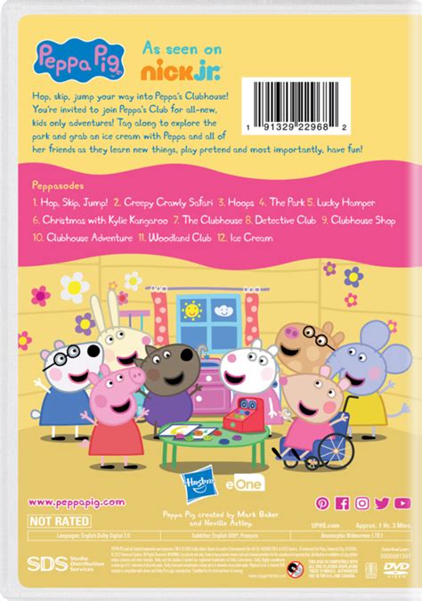 Peppa Pig Peppas Club Television Series Page Dvd Blu Ray