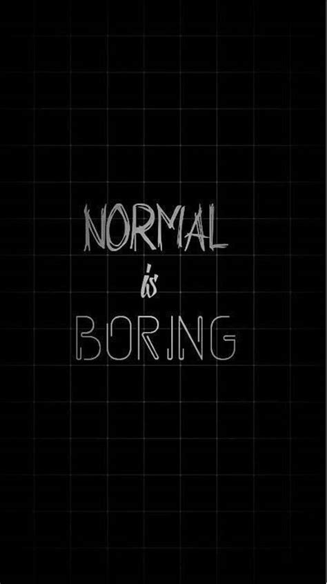 Download Emo Aesthetic Normal Is Boring Wallpaper