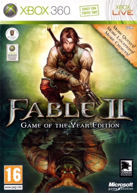 Fable Ii Platinum Hits 2009 Xbox 360 Box Cover Art Mobygames