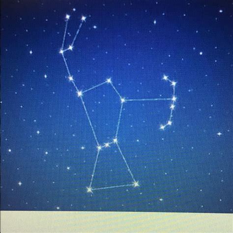 The Constellation Shown Orion Was Named After A Greek God A Greek