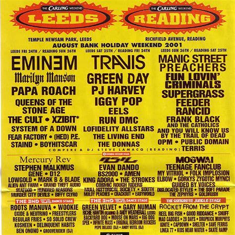 Founded in 1987, it is held in november at various venues throughout leeds, west yorkshire. Every Reading & Leeds festival line-up poster in history ...