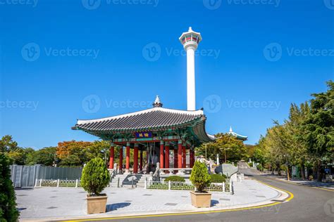 Yongdusan Park With Bell Pavilion In Busan South Korea 2778265 Stock