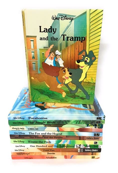 Lot 12 Walt Disney Books Classic Storybook Collection Mouse Works Twin