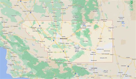 Cities and Towns in Kern County, California – Countryaah.com