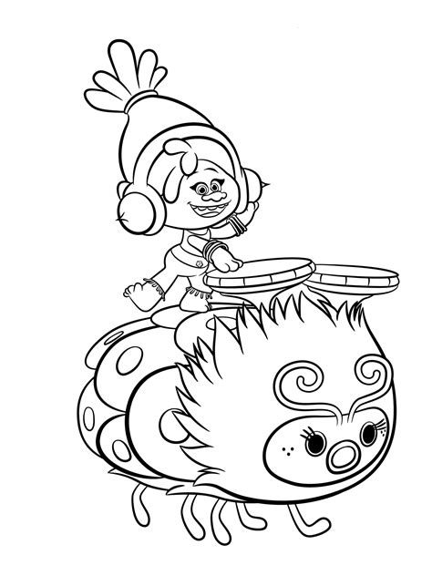 Select from 33504 printable crafts of cartoons, nature, animals, bible and many more. Trolls Coloring pages to download and print for free