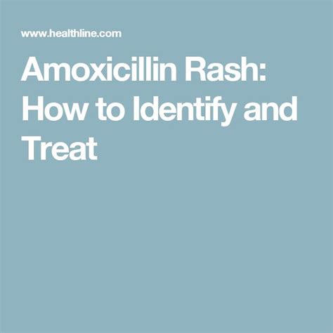 Amoxicillin Rash How To Identify And Treat Amoxicillin Rash Pov
