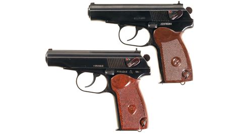 Two Makarov Semi Automatic Pistols Rock Island Auction