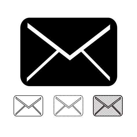 Email And Mail Icon Vector 571987 Vector Art At Vecteezy