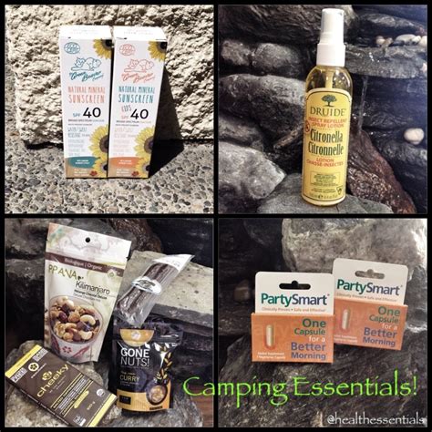 Camping Essentials Health Essentials