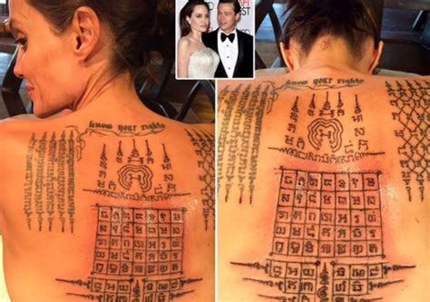 Angelina Jolie Tattoos Explained