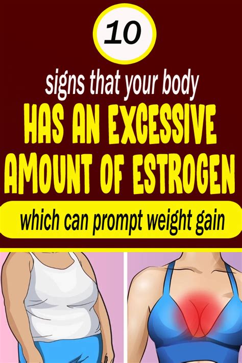 10 Signs That Your Body Has An Excessive Amount Of Estrogen Which Can