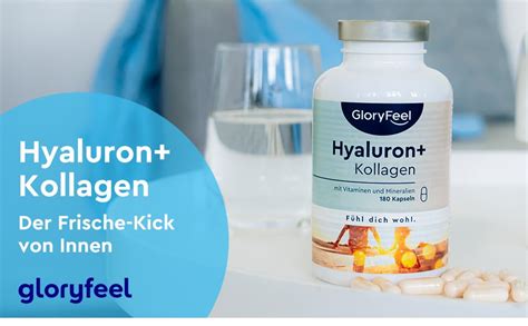 Hyalurons Ure Kollagen Kapseln Haut Haar Komplex Mit Biotin