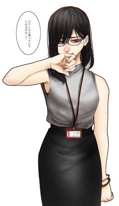 hoshi san 3 original highres translation request 1girl arm at side armpits black hair