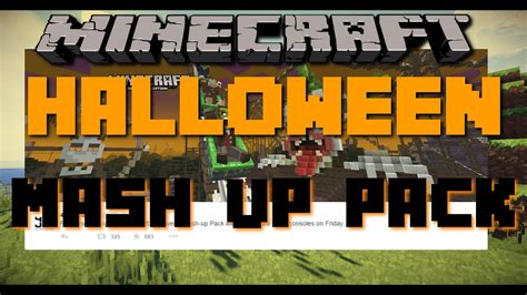 Minecraft Halloween Mash Up Pack Release Date Youtube