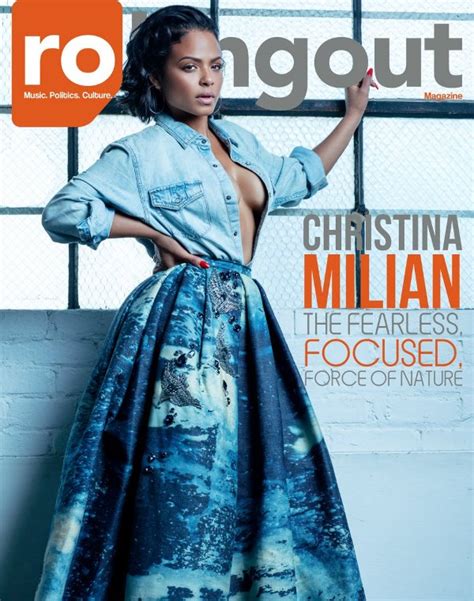 Christina Milian Rolling Out Magazine January 2016