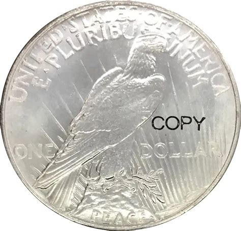 United States 1878 Morgan One Dollar 8 Tail Feathers Cupronickel Plated