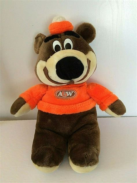 See more ideas about mascot design, mascot, tiger applique. A&W Mascot Plush Bear Brown Orange Sweater Restaurant 16in ...