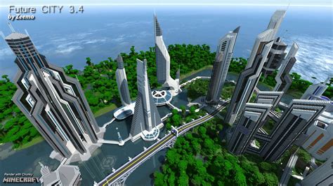 Future City 34 Minecraft Building Inc Future Home Design