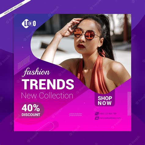 Premium Psd Fashion Trends Social Media Banner Template