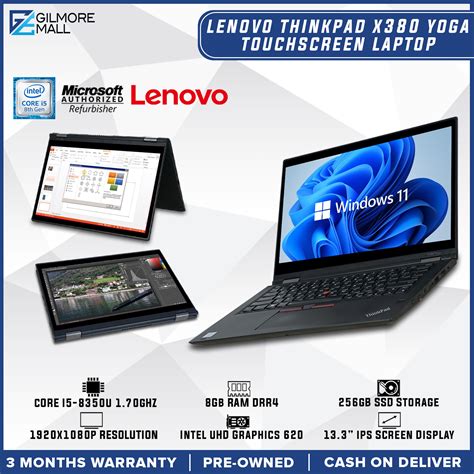Lenovo Thinkpad X380 Yoga Touchscreen Laptop Intel Core I5 8350u 8th