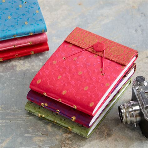 Handmade Small Sari Photo Album By Paper High