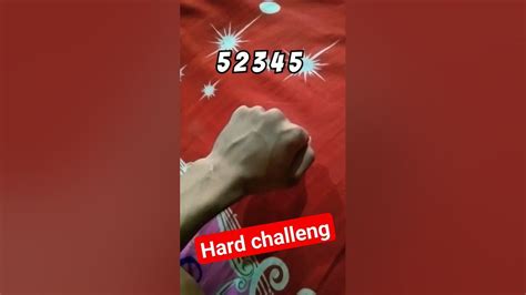 Finger Hard Challenge Video Fingerchallenge Shorts Youtube