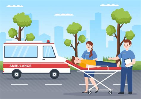 Medical Vehicle Ambulance Car or Emergency Service for Pick Up Patient