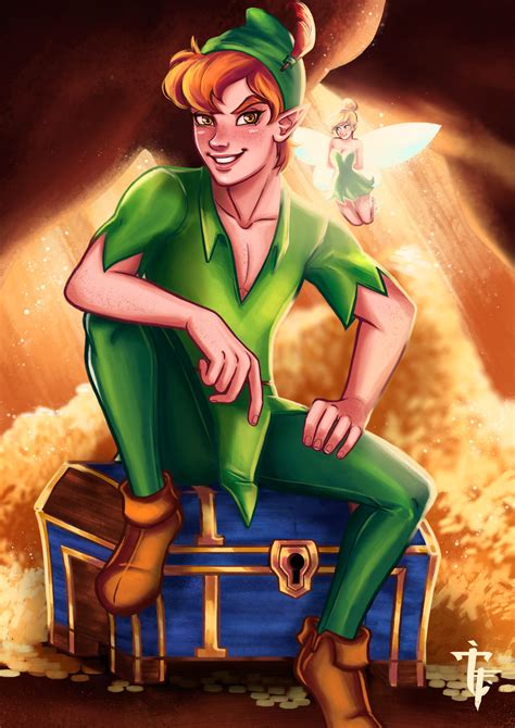 Peter Pan And Tinkerbell Fan Art