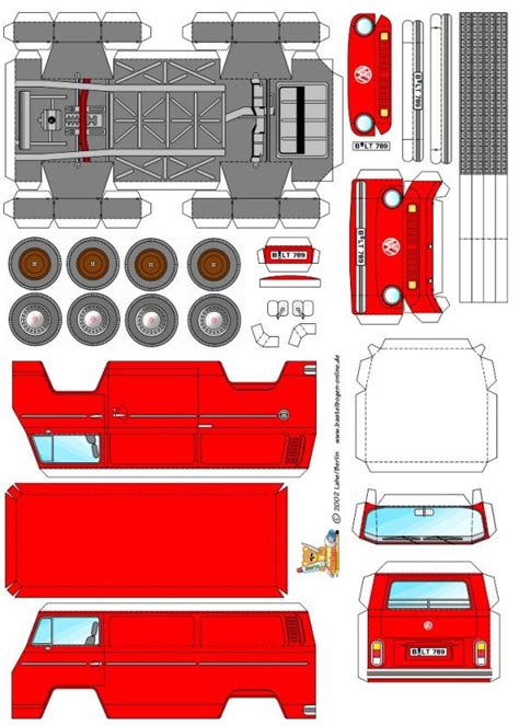 Ligar, amor, españa, madrid, mexico. Fahrzeuge - bastelbogen | Auto basteln, Bastelarbeiten aus papier und pappe