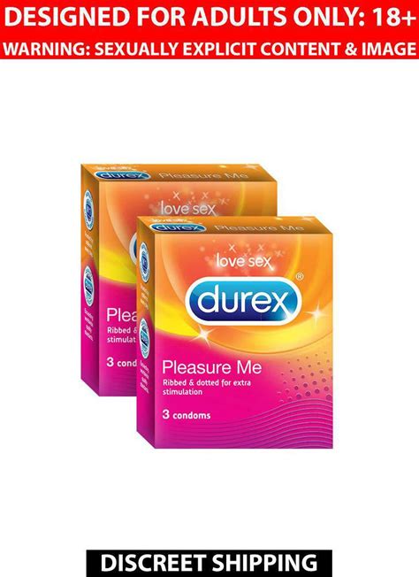 Condoms are known to give quality protection; Durex Pleasure Me 3s (pack of 2): Buy Durex Pleasure Me 3s ...