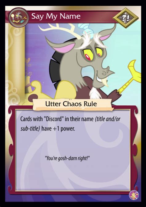 Equestria Daily Mlp Stuff Pony Ccg Announces Discord Week And Some