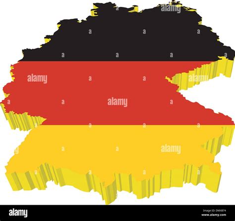 Vectors 3d Map Of Germany Stock Vector Image And Art Alamy