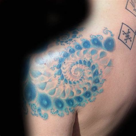 80 Fractal Tattoo Designs For Men Repeating Geometry Ink Ideas