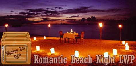 Romantic Beach Night Live Wallpaperappstore For Android