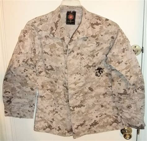 Usmc Us Marine Corps Desert Marpat Digital Camo Mccuu Jacket Small