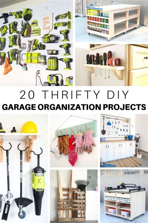 20 Thrifty Diy Garage Organization Projects The House Of Wood