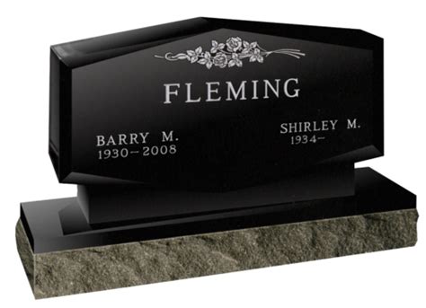 Cemetery Granite Headstone 36 X 6 X 24 Includes Engraving Free