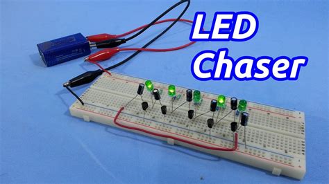 Led Chaser Sequencer With Transistors No Ic´ S Youtube