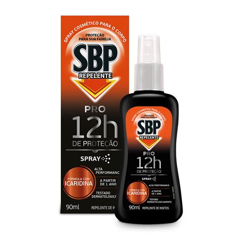 Repelente Sbp Pro 12 Horas Spray 90ml Pague Menos