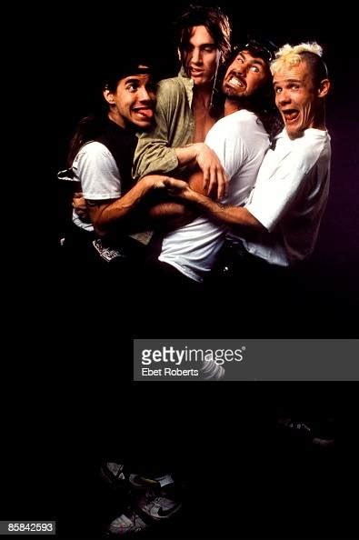 Anthony Kiedis And Chad Smith And John Frusciante And Flea And Red
