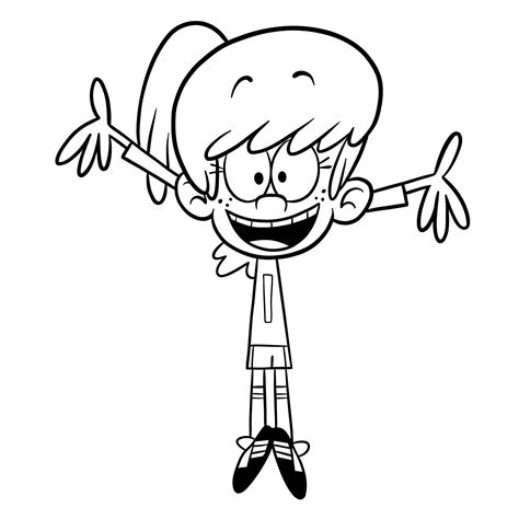 How to draw Lynn Loud Jr. - Sketchok easy drawing guides