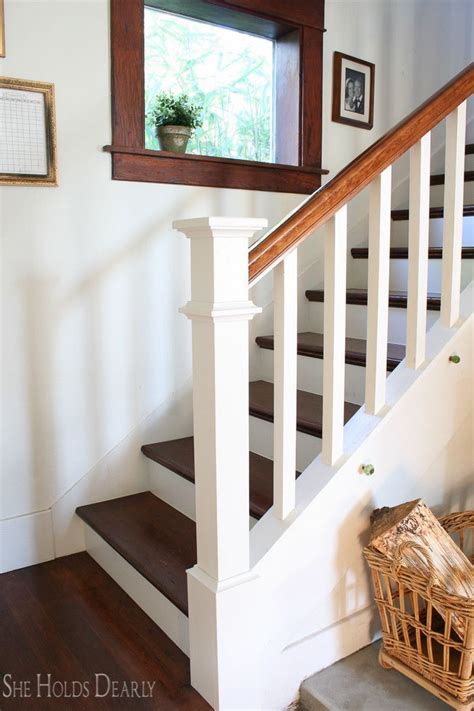 Simple Diy For A Farmhouse Style Newel Post Staircase Decor Interior