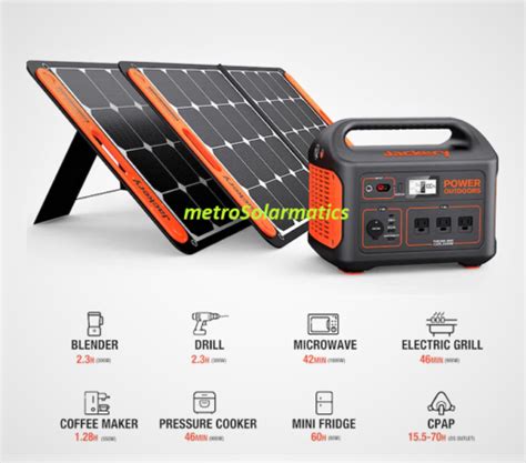 Jackery Explorer 880 Solar Kit 880wh Power Station 2x Solarsaga 100