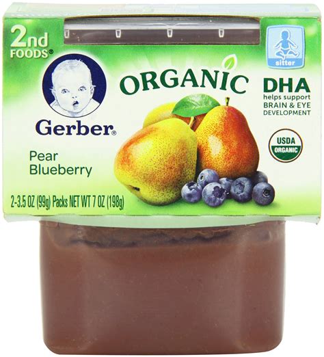Hope you enjoy the commercial and as always thanks. Gerber Organic 2nd Foods, Pear Blueberry, 2 Count, 4.0 ...
