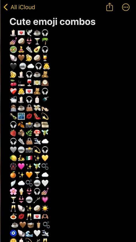 cute emoji combos in 2023 cute emoji combinations emoji combinations cute emoji