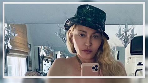 Madonna 61 Strips Completely Topless For Sizzling Display Sending