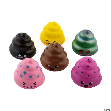 Scented Cute Poop Slow Rising Squishies 12 Pc Oriental Trading