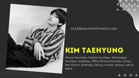 Kim Taehyung Phone Number WhatsApp Number Contact Mobile