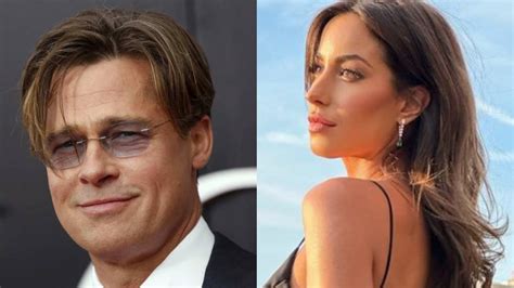 Who Is Inés De Ramón Brad Pitts Girlfriend Half His Age As Usa